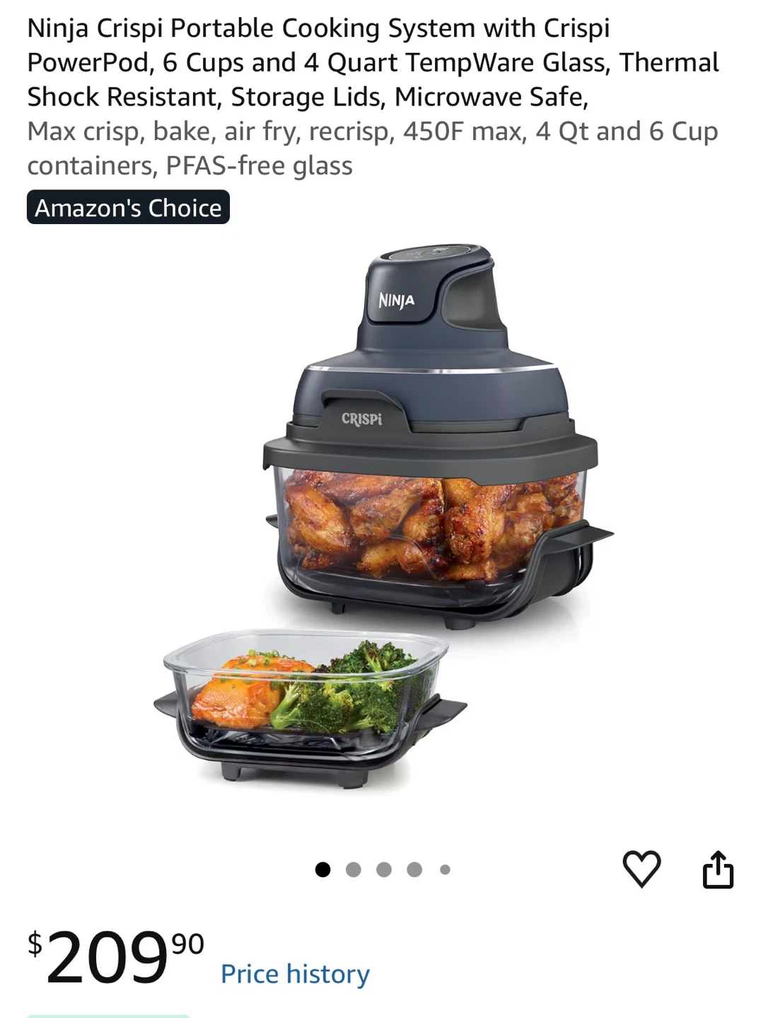 Ninja Crispi Portable Cooking System