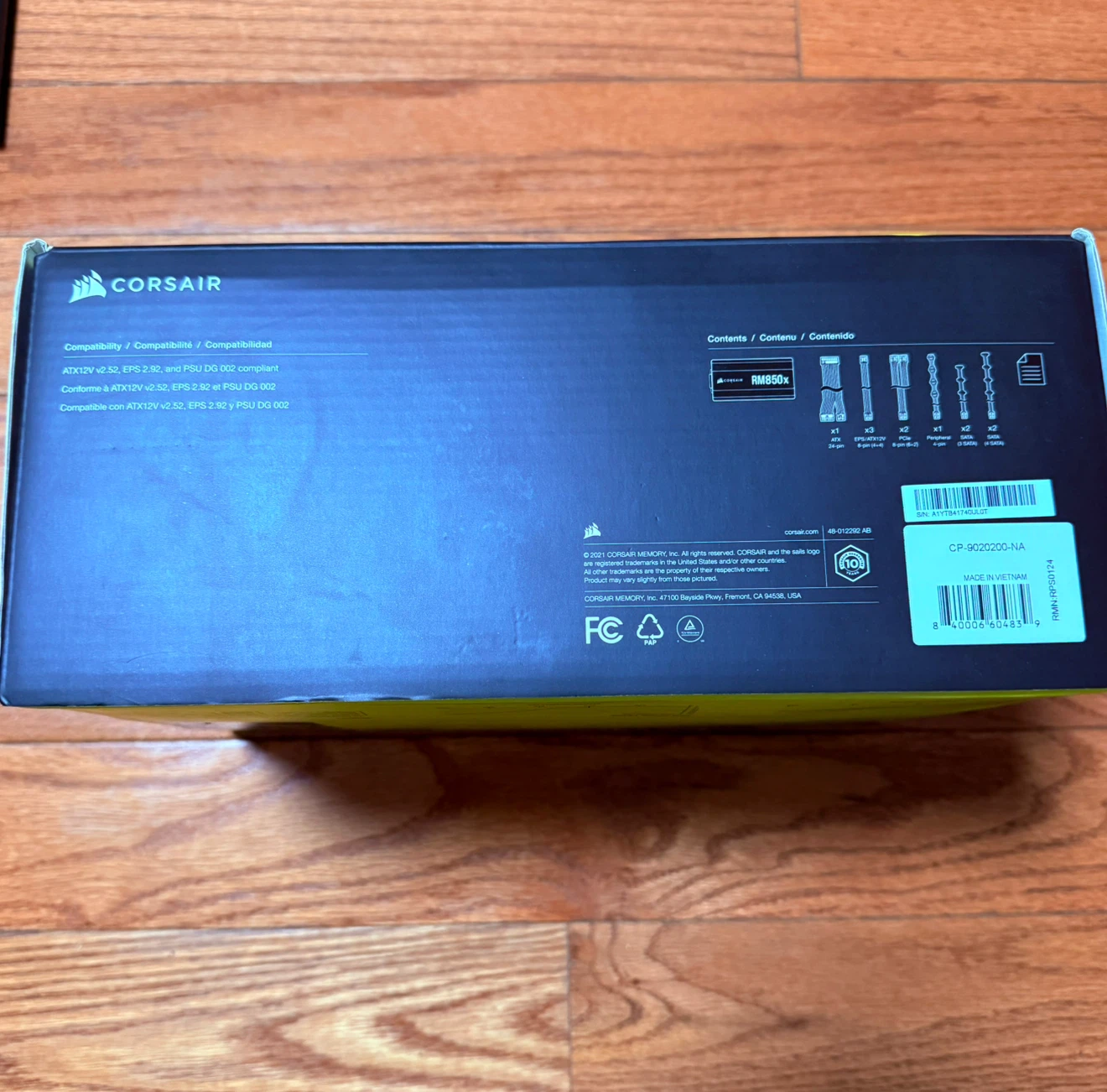 Corsair RM850x 850W Power Supply PSU - photo 2