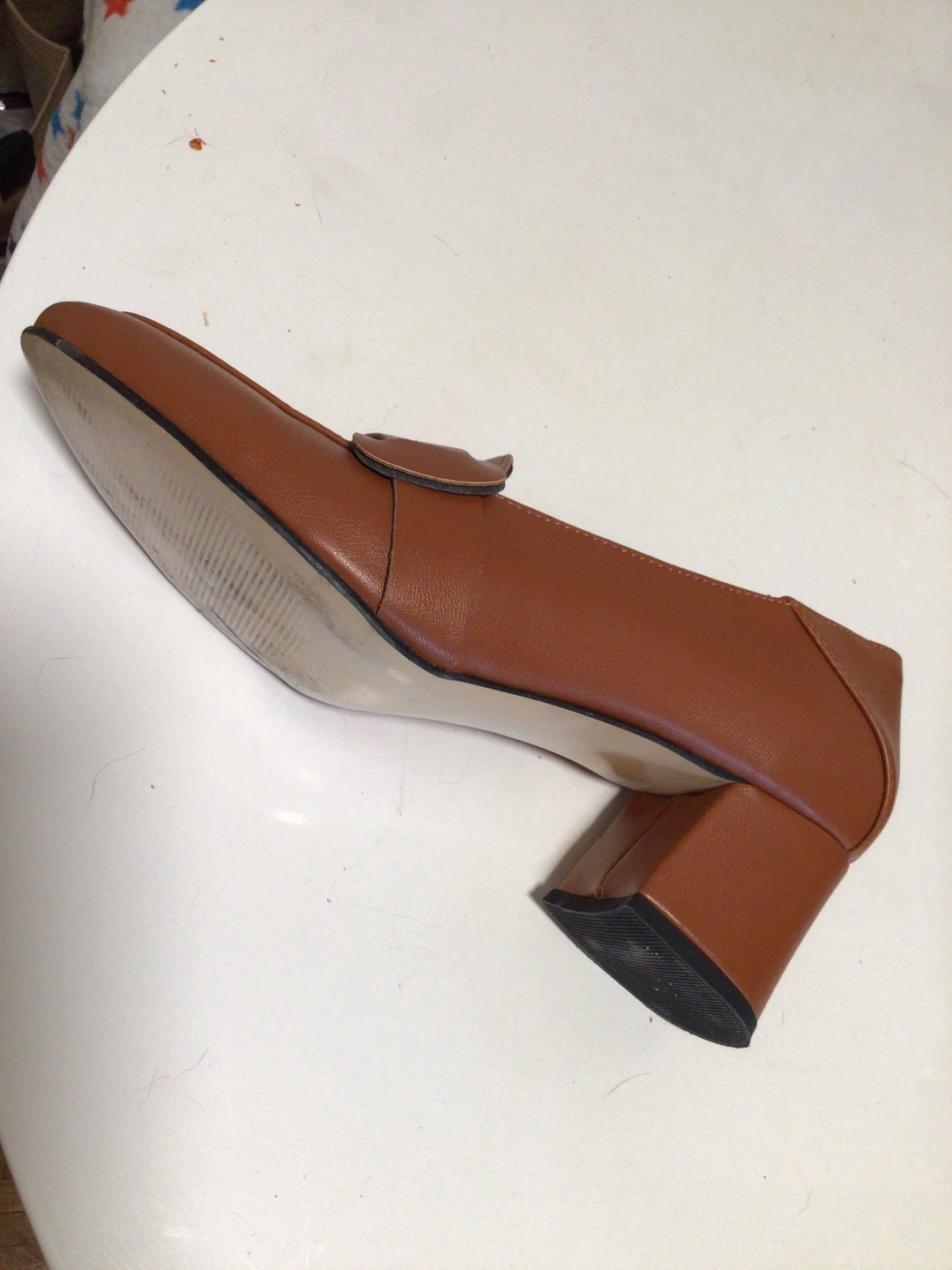 Women's Brown Loafer Heels - photo 3