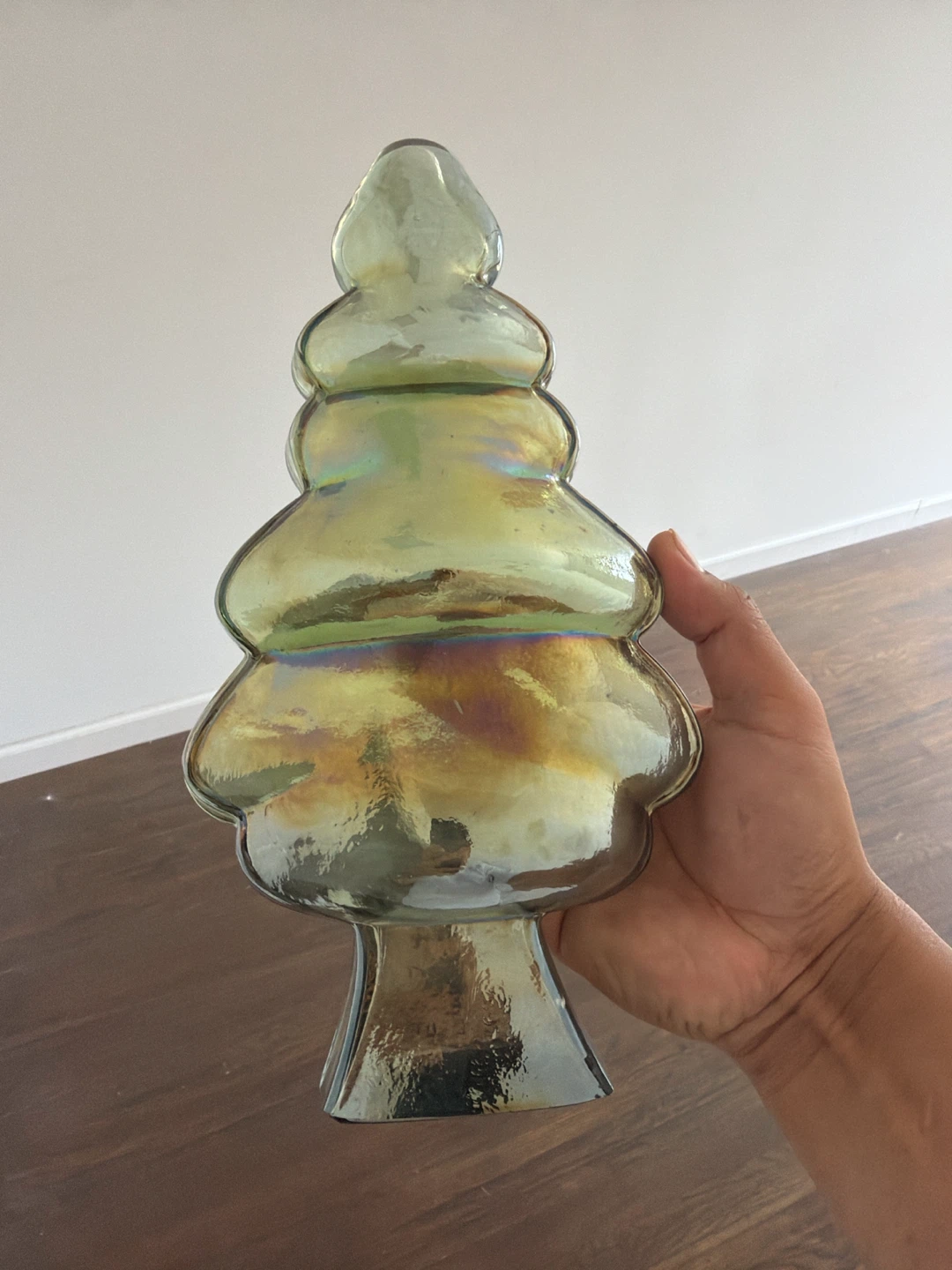 Glass Table Top Tree Decor