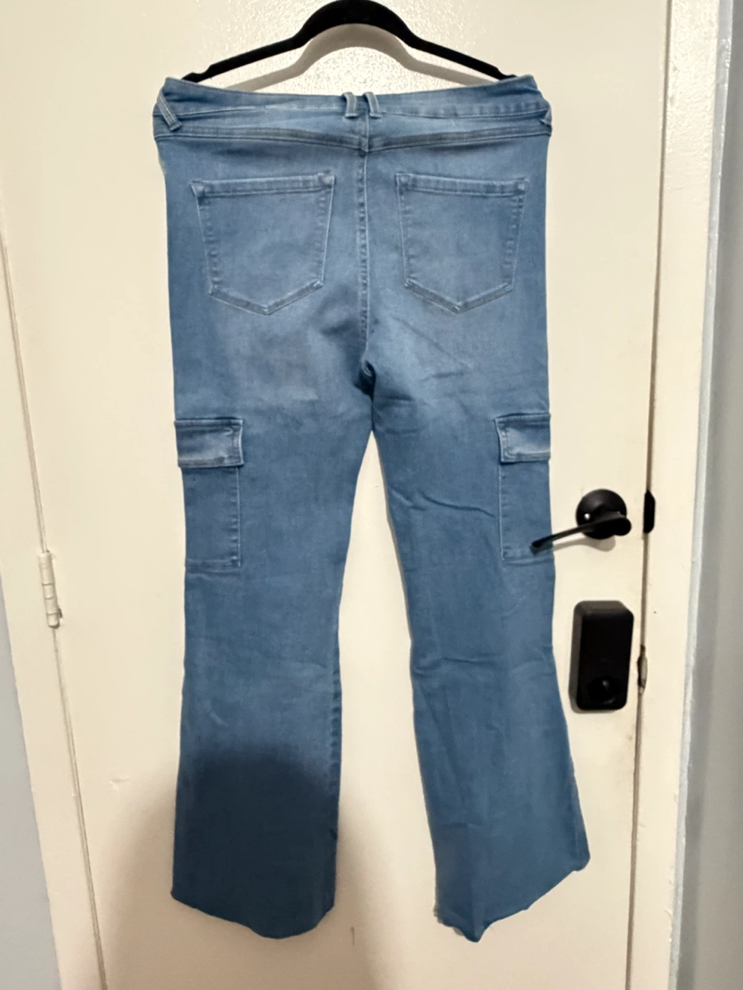 Sincerely Jule Women's Flare Cargo Jeans Size 9/29