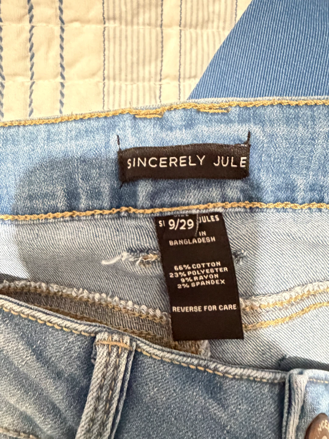 Sincerely Jule Women's Flare Cargo Jeans Size 9/29 - photo 2