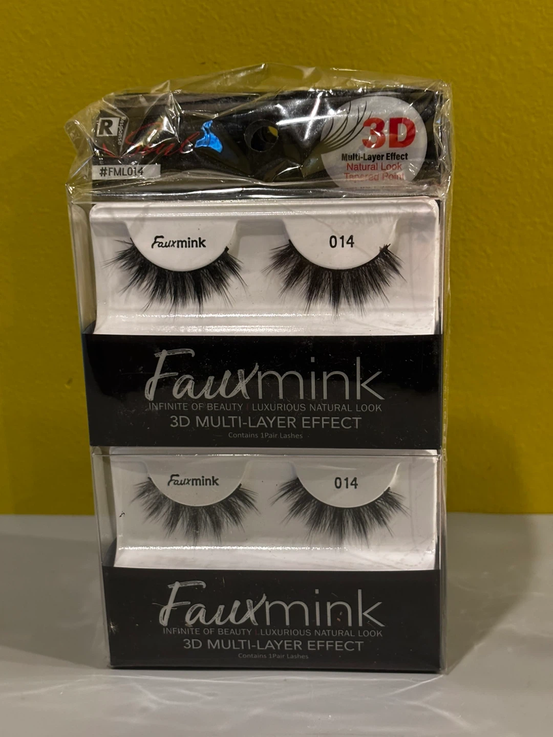 6 packs of Fauxmink 3D Multi-Layer Effect Lashes - 3 Pair Pack - photo 2