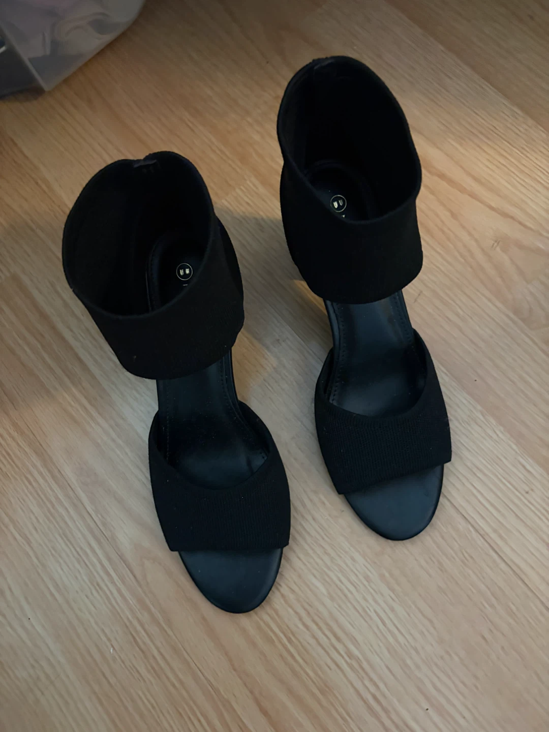 Black Heeled Sandals