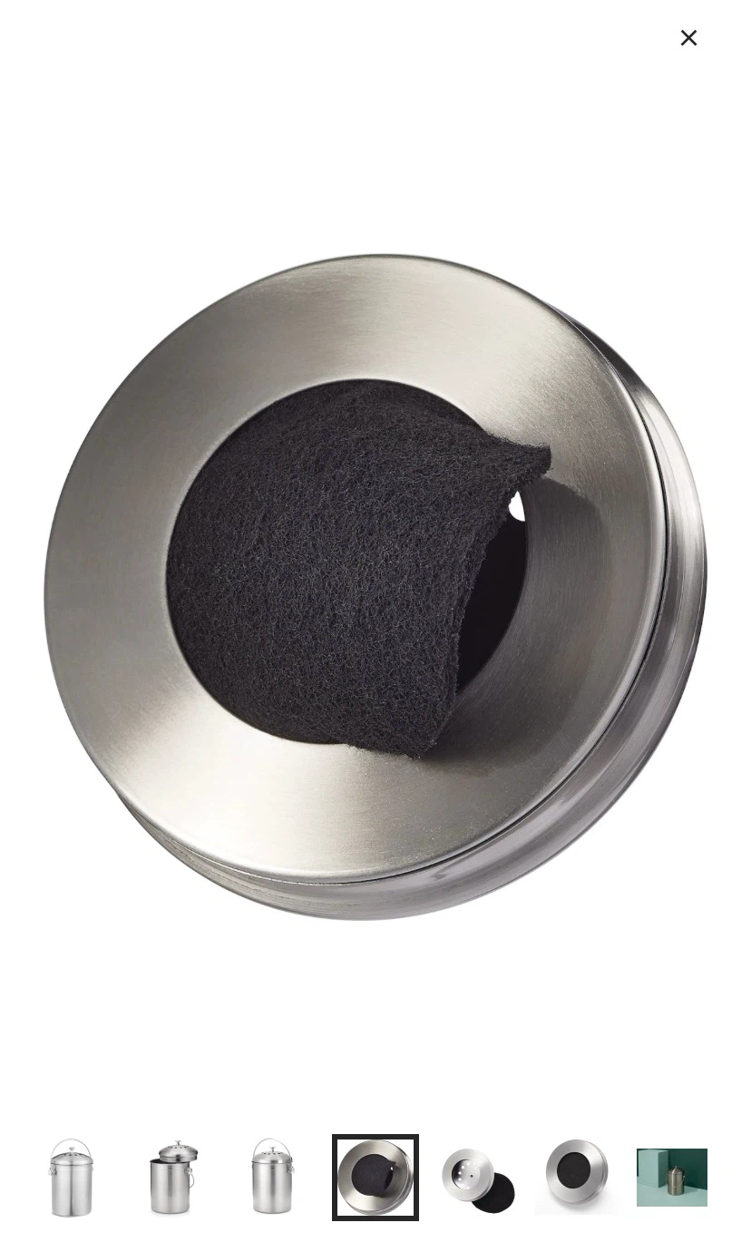 Stainless Steel Compost Bin with Filter - photo 4