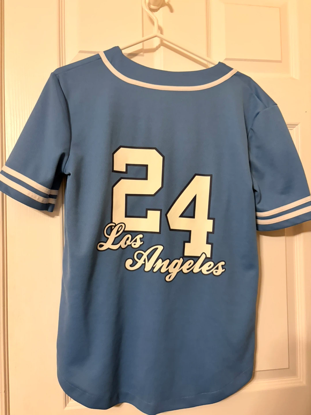 Refuge Blue Baseball Jersey #24 Los Angeles