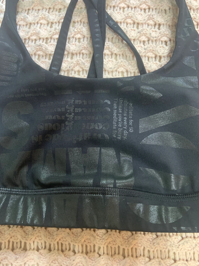 Lululemon Black Sports Bra - photo 2