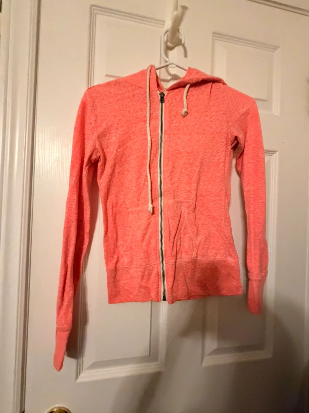 vintage Aeropostale Coral Zip-Up Hoodie