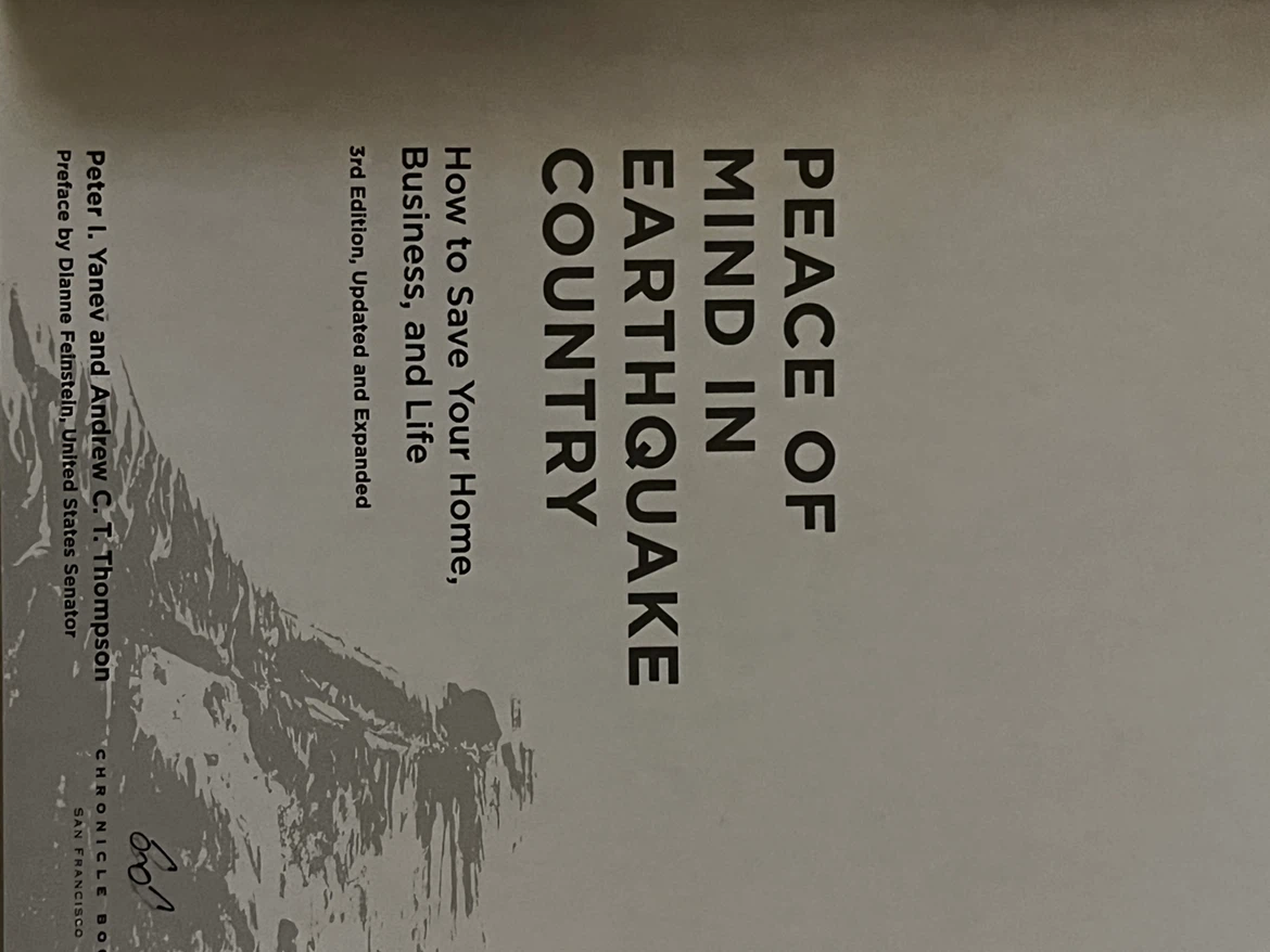 Peace of Mind in Earthquake Country Book - photo 2