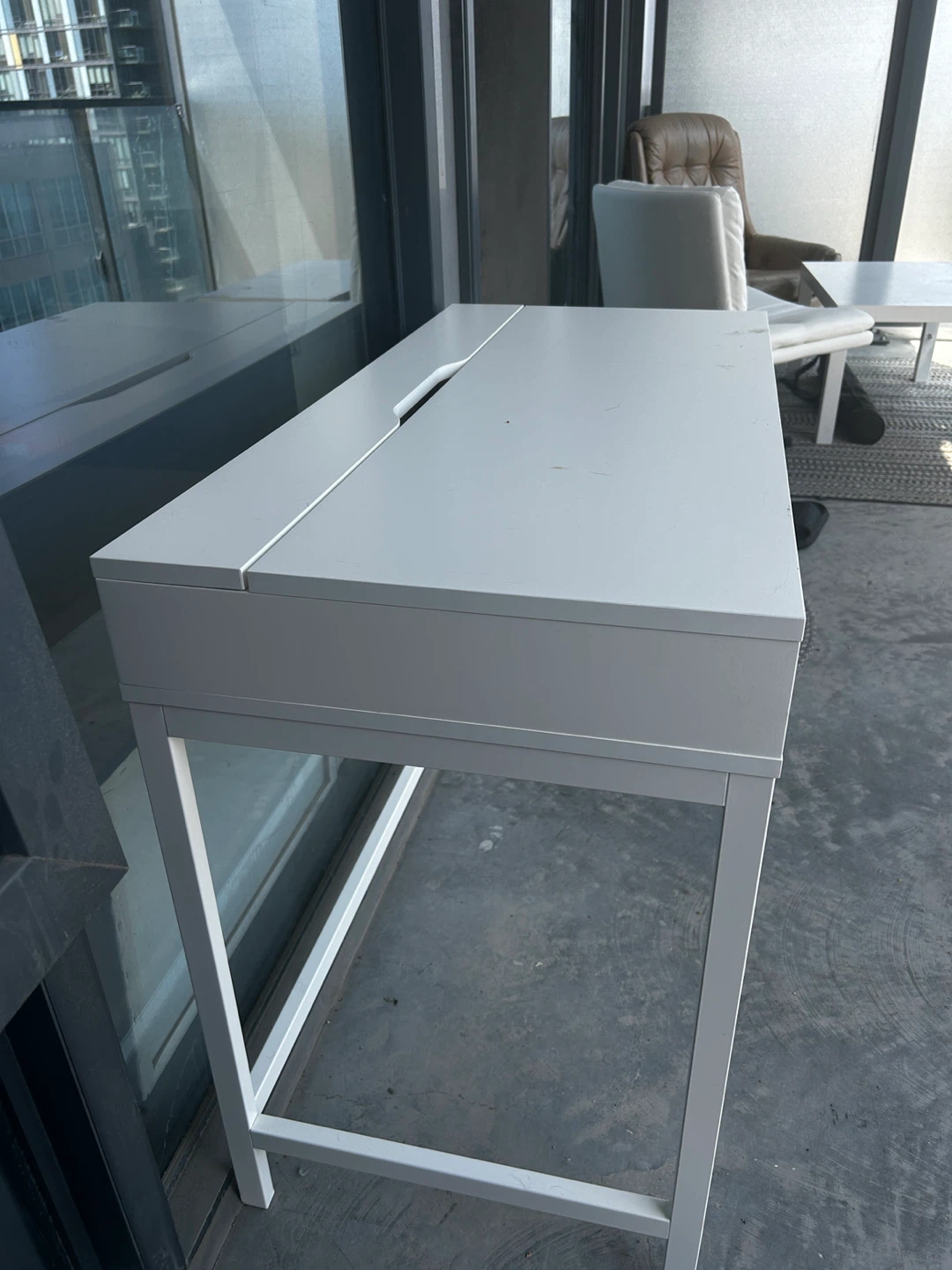 White ALEX Desk - photo 3