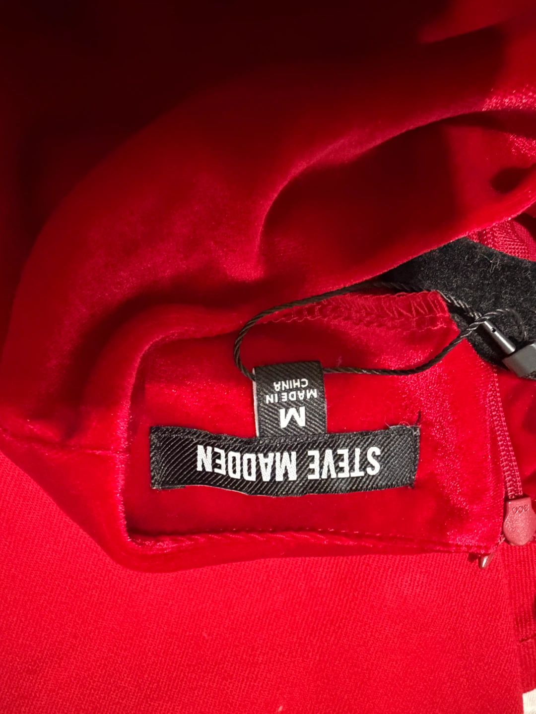Steve Madden Red Velvet Dress - photo 3
