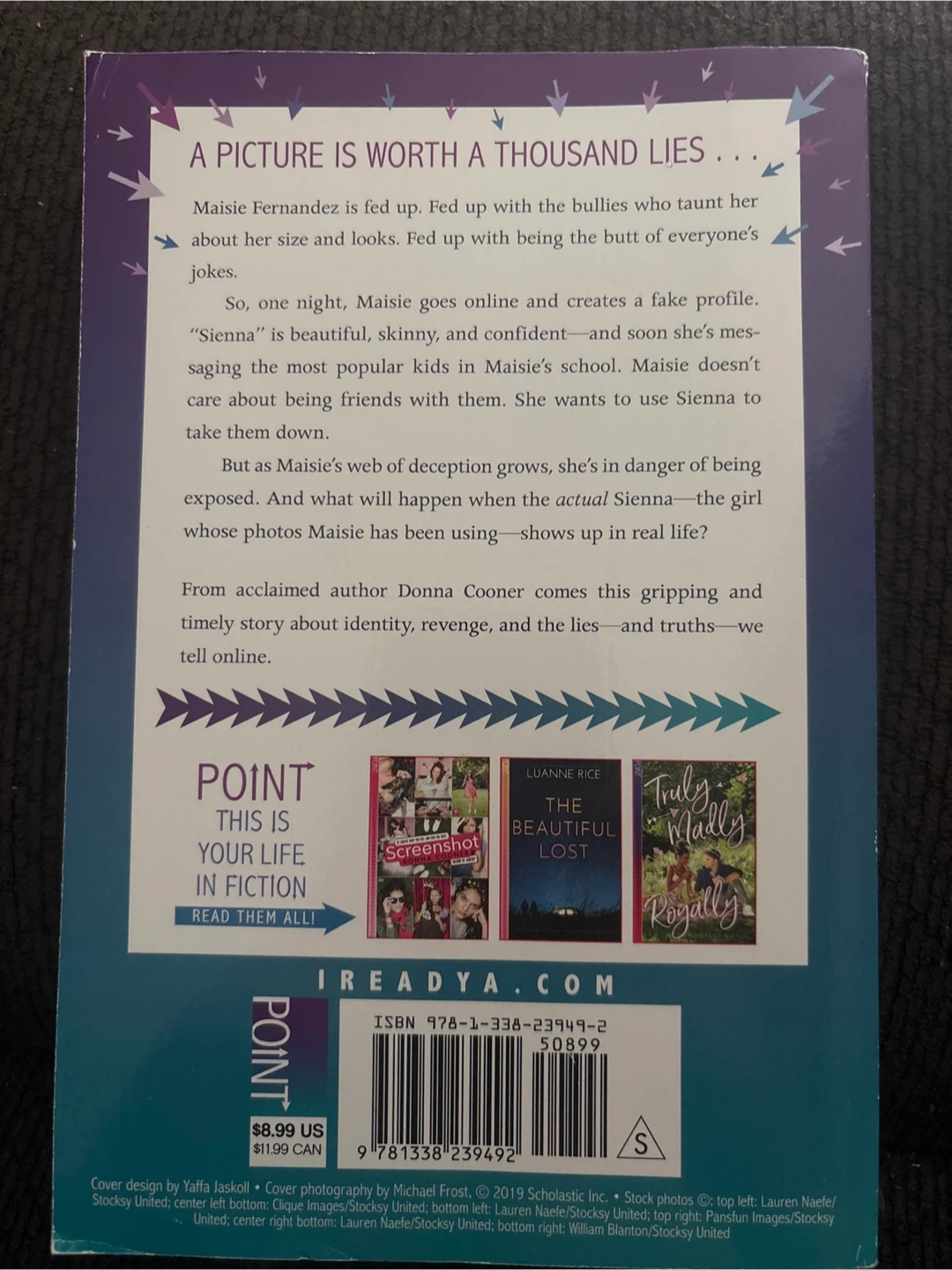 Fake by Donna Cooner Book - photo 2