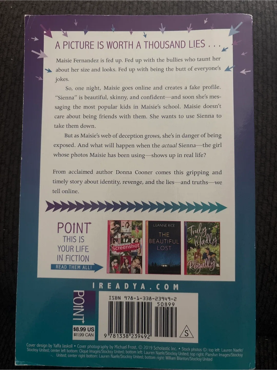 Fake by Donna Cooner Book - photo 2