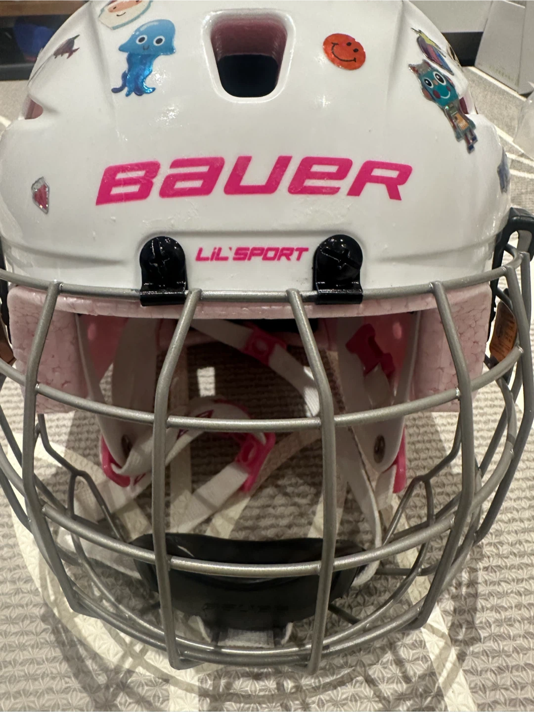 Bauer Lil' Sport Hockey Helmet with Cage