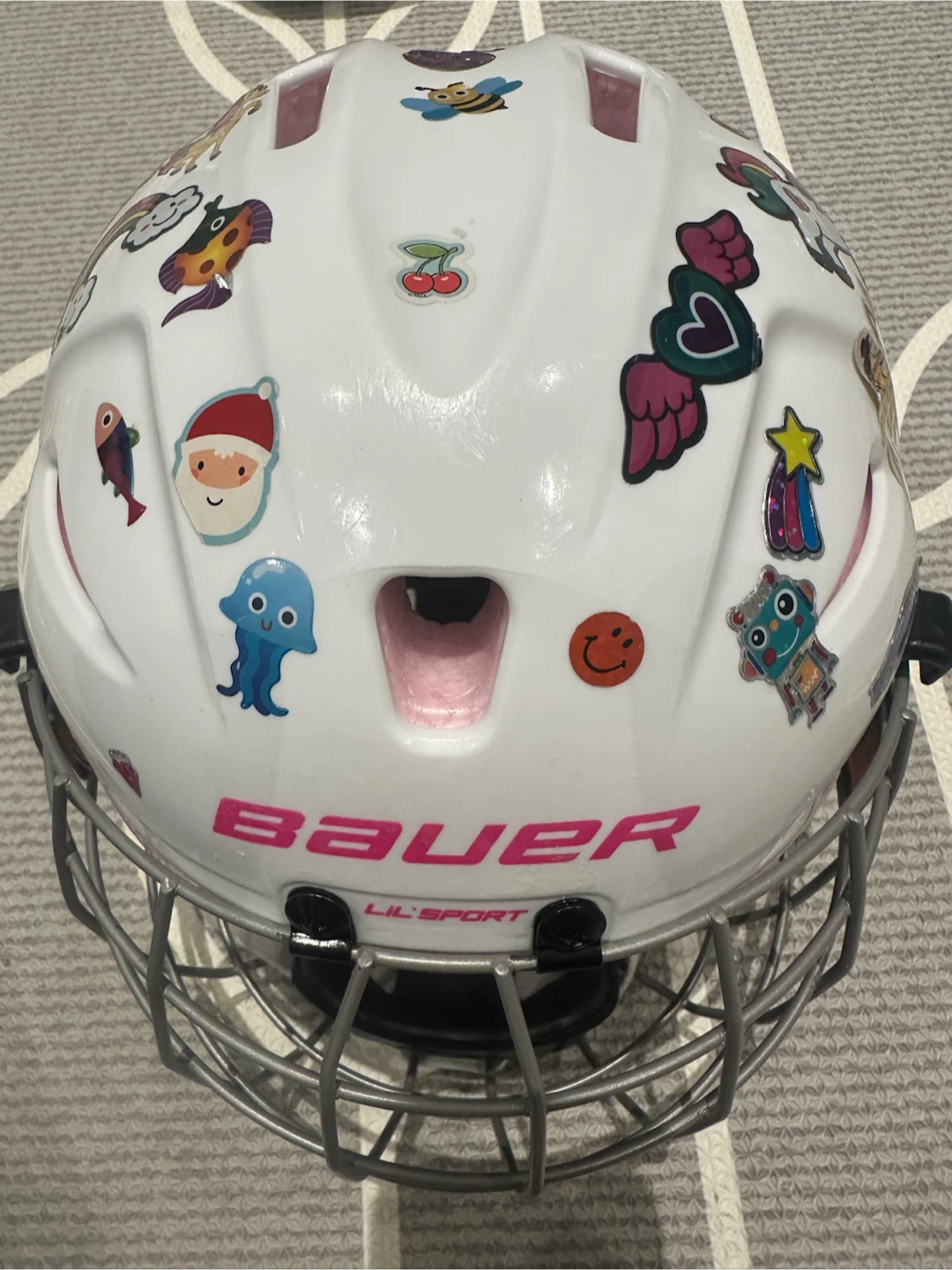 Bauer Lil' Sport Hockey Helmet with Cage - photo 2