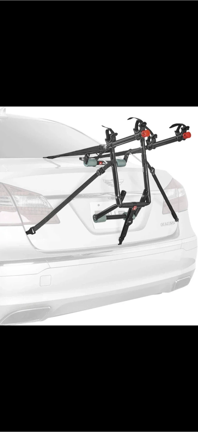 Allen Sports trunk-mounted bike rack in good condition.