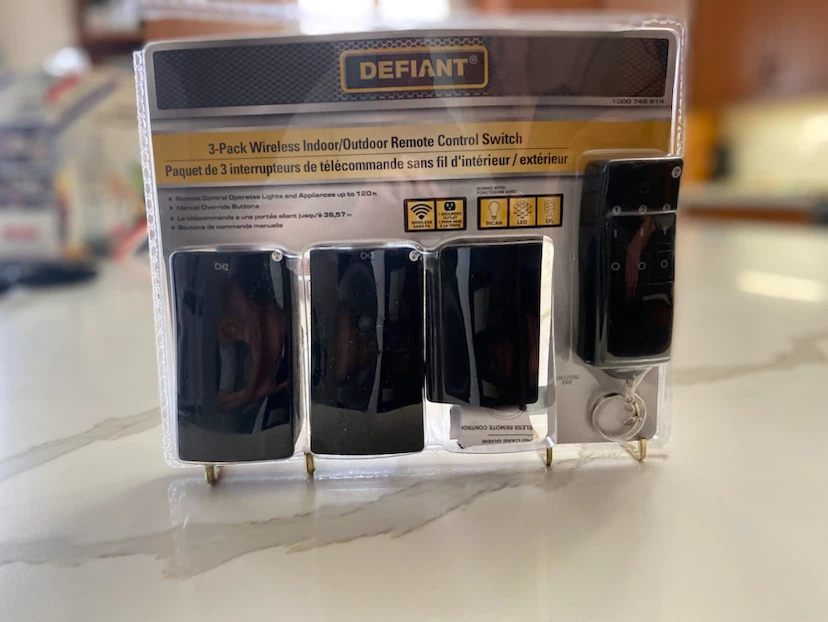 Defiant 3-Pack Wireless Indoor/Outdoor Remote Control Switch - photo 4
