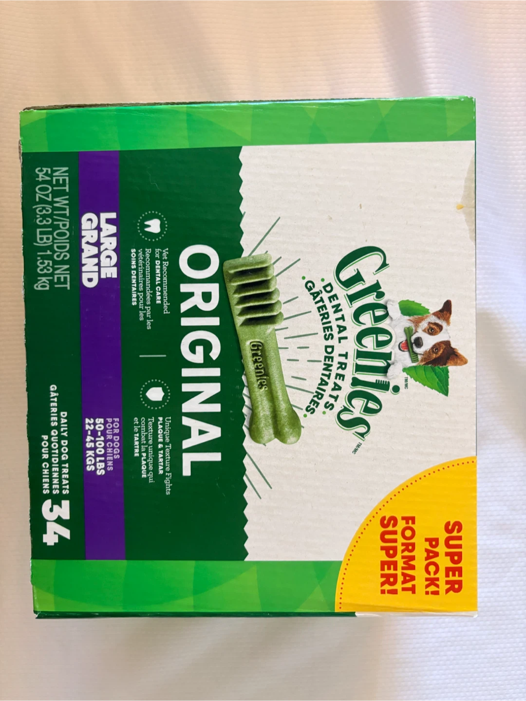 Greenies Original Dental Treats for Large Dogs