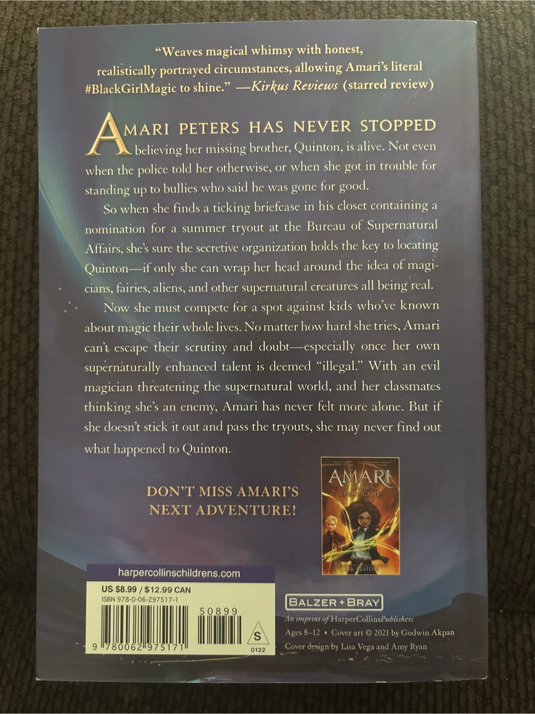 Amari and the Night Brothers by B. B. Alston - photo 2