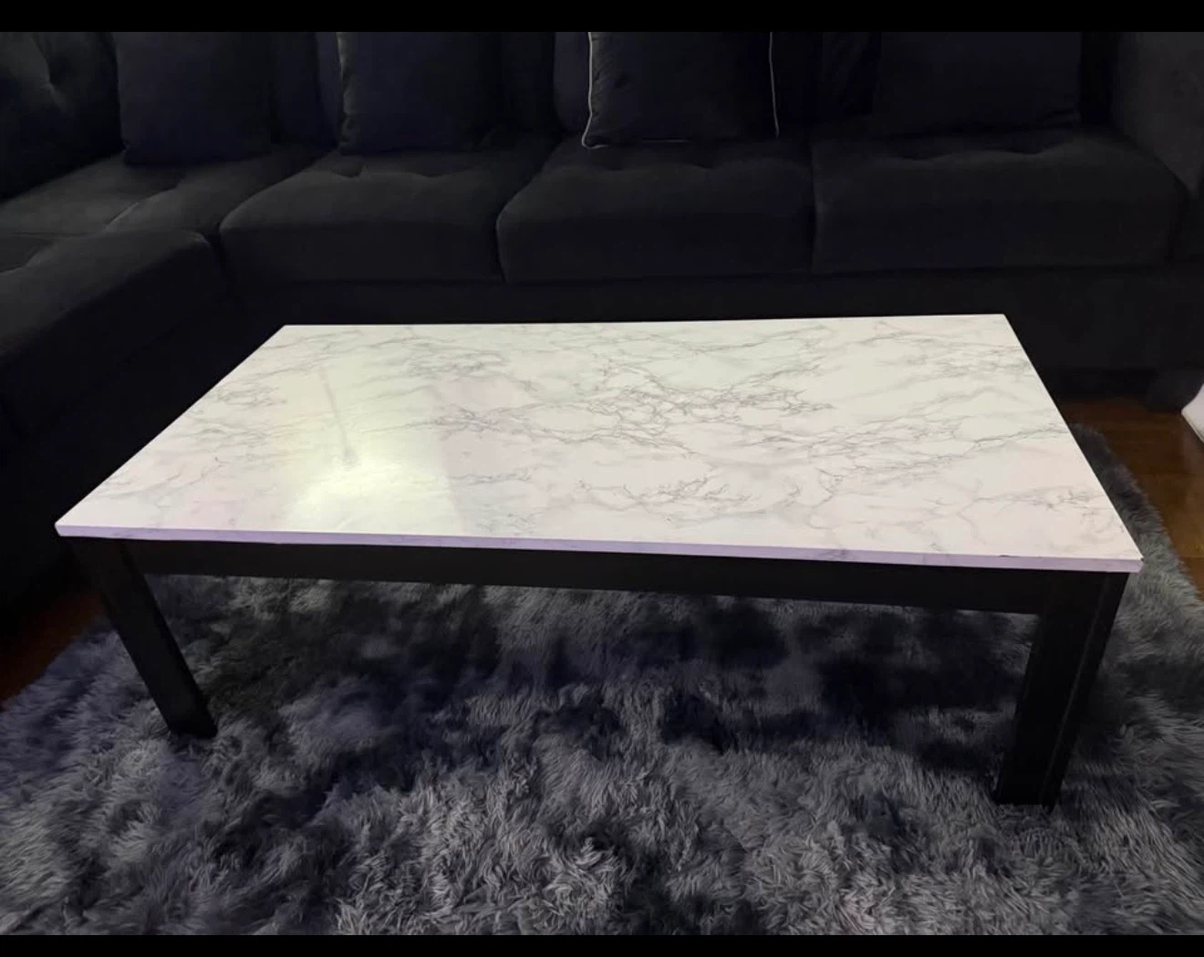Marble Look Coffee Table