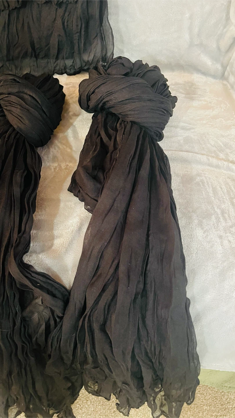 Decorative Black Tulle Fabric