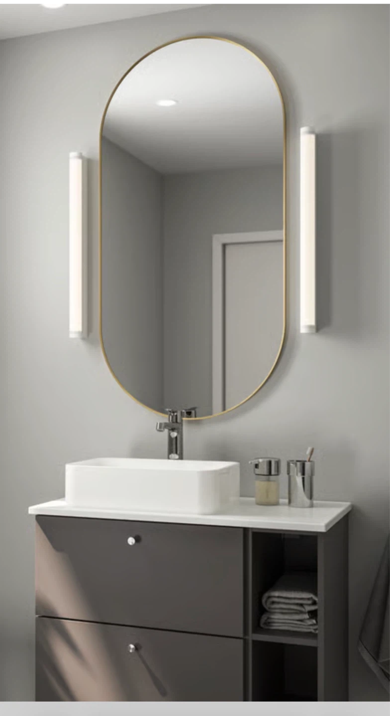 IKEA LINDYN Mirror Gold-colour - photo 3