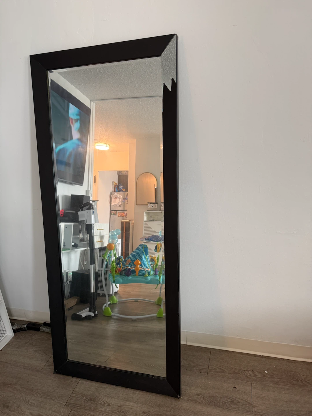 Black Full Length Mirror - photo 2