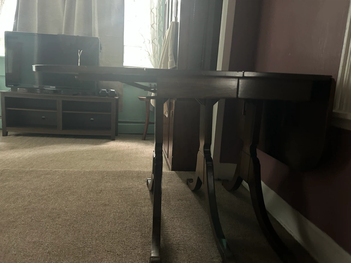 Wooden Drop Leaf Table - photo 2