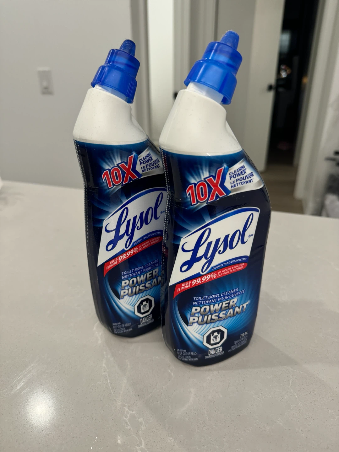 Lysol Power Toilet Bowl Cleaner 2x 710ml Bottles