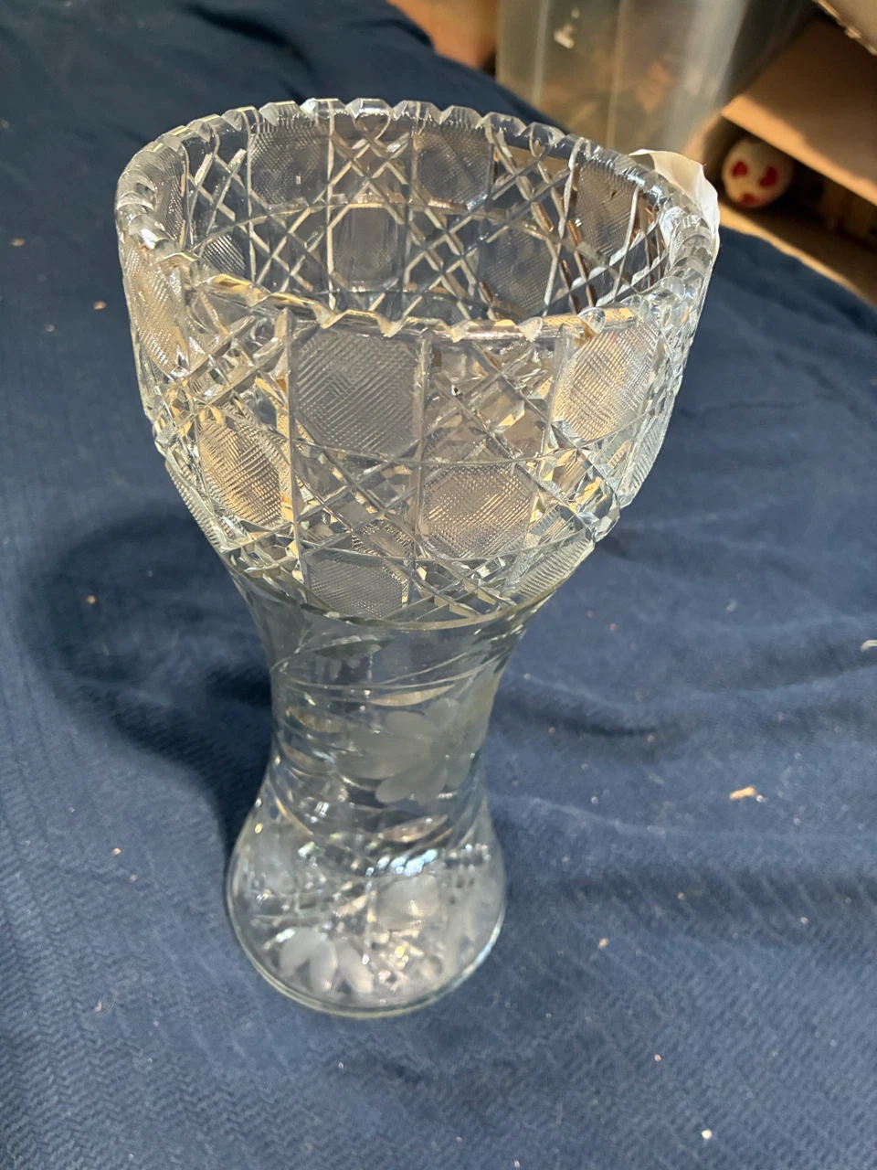 Crystal Cut Glass Vase - photo 3