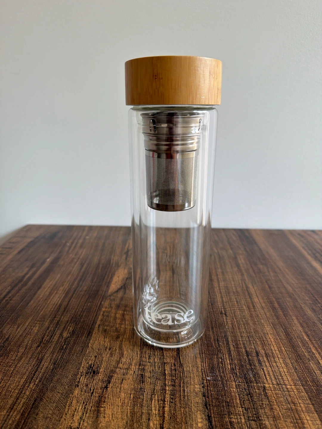 Tease Glass Tea Infuser Bottle never used