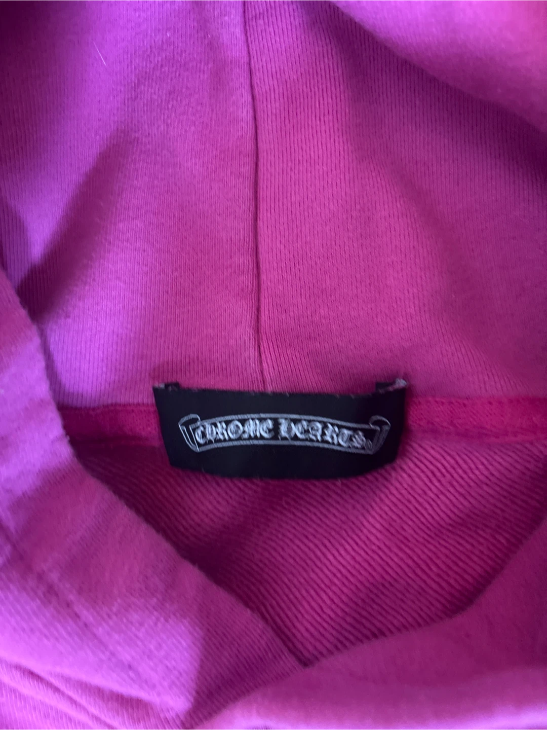 Chrome Hearts Pink Hoodie - photo 3