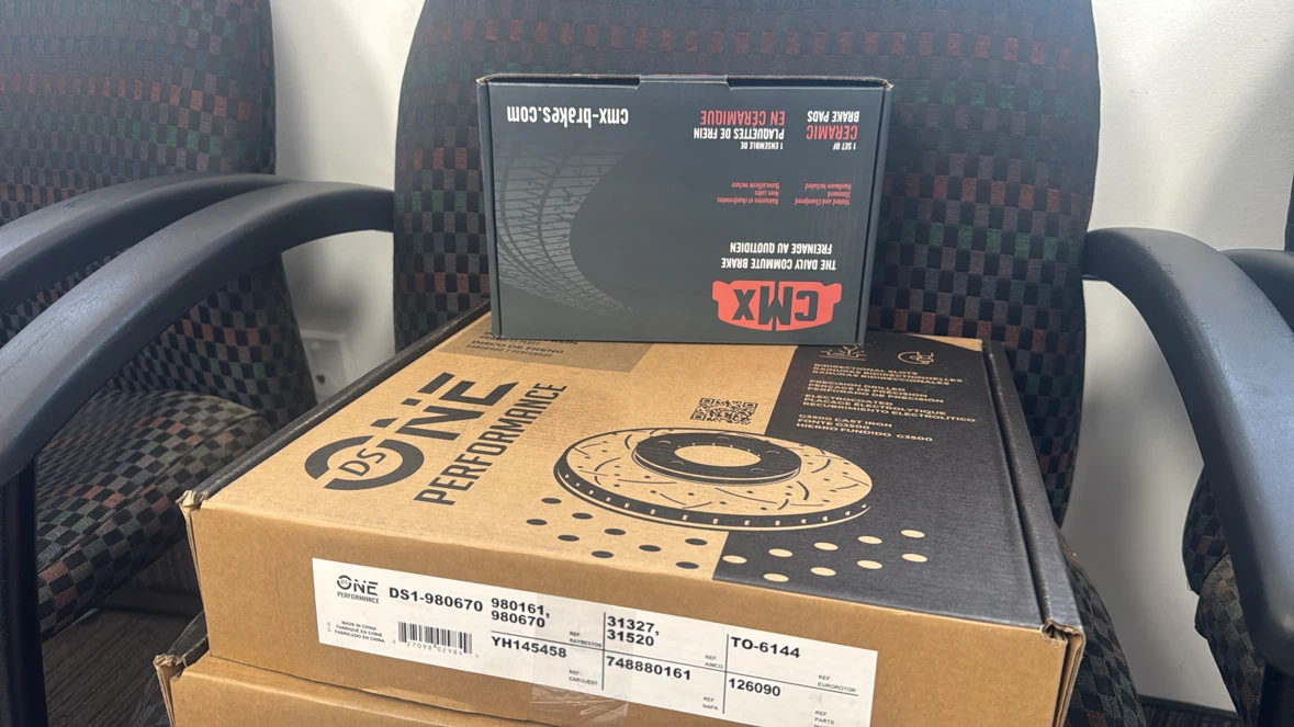 DS1 Performance Brake Rotors & CMX Ceramic Brake Pads