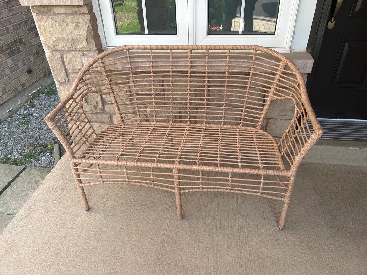 Woven Patio Loveseat