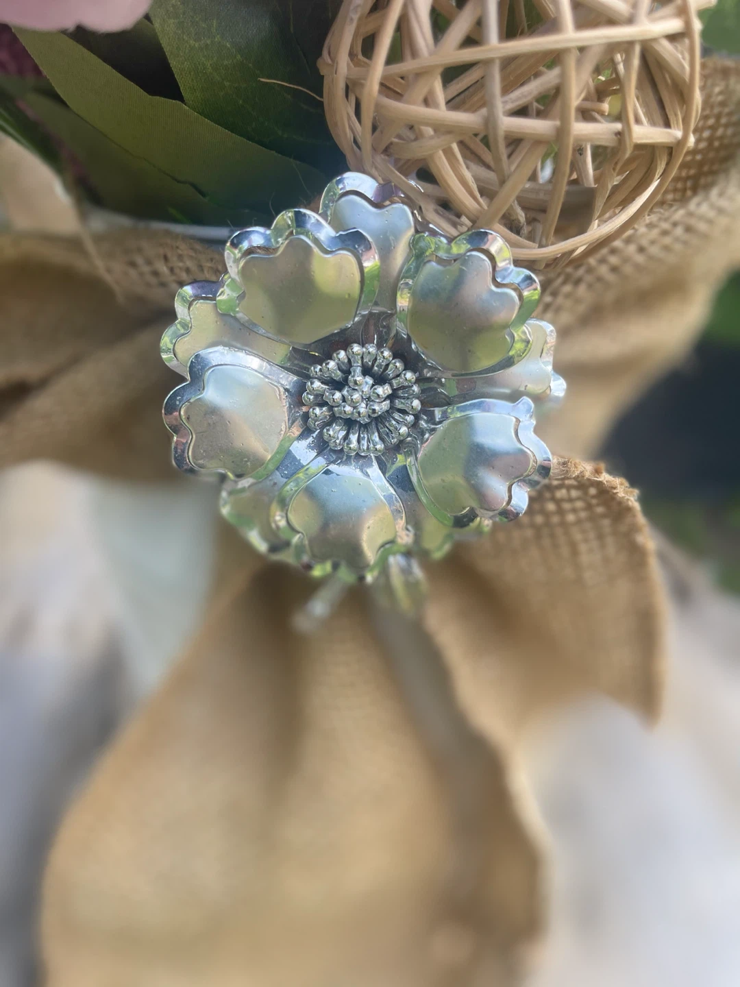 Artificial Flower Arrangement in White Milk Can Vase - photo 2