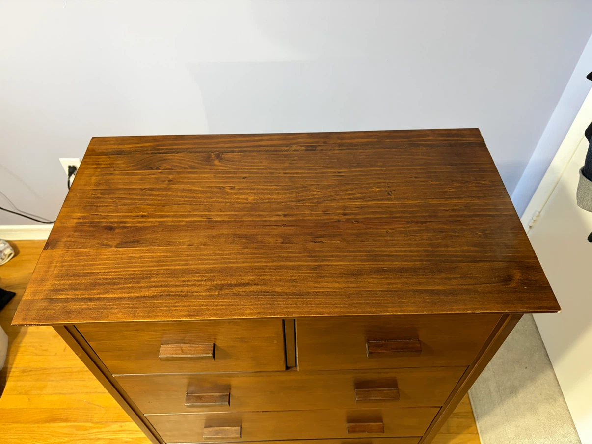 5-Drawer Wooden Dresser / Chest – Solid & Spacious Storage – - photo 3