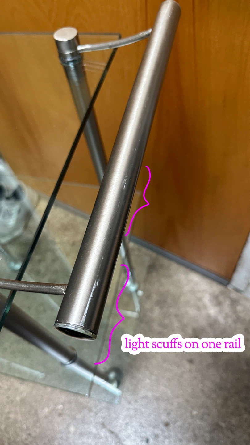 Glass and Metal Bar Cart - photo 4