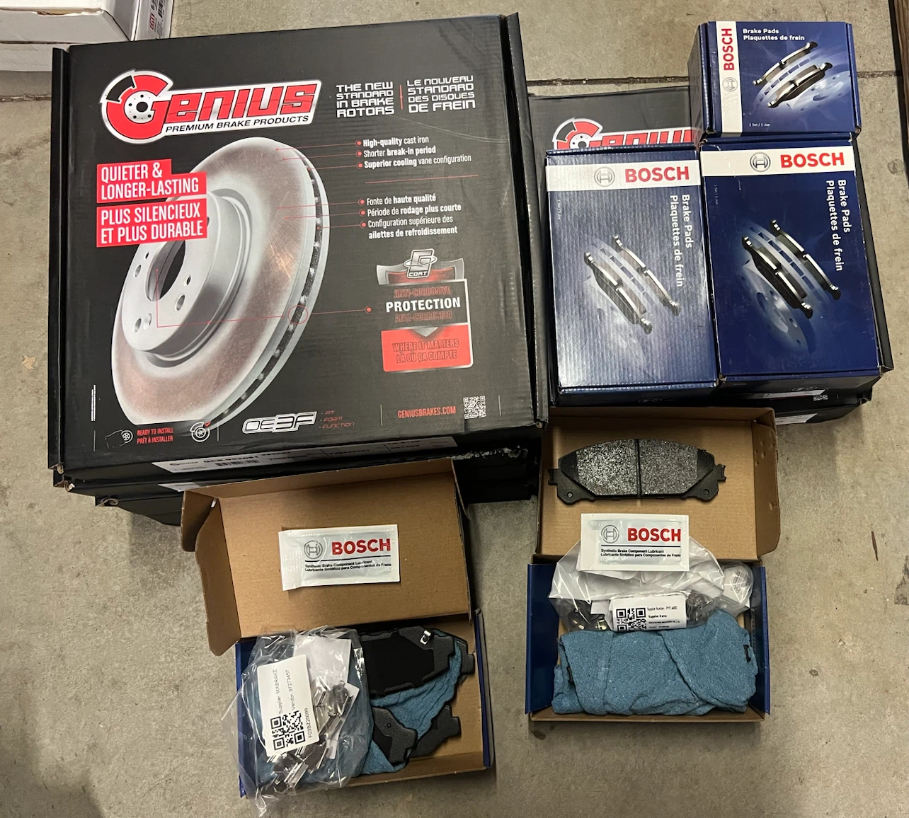 Premium Brake Rotors and Ceramic pads