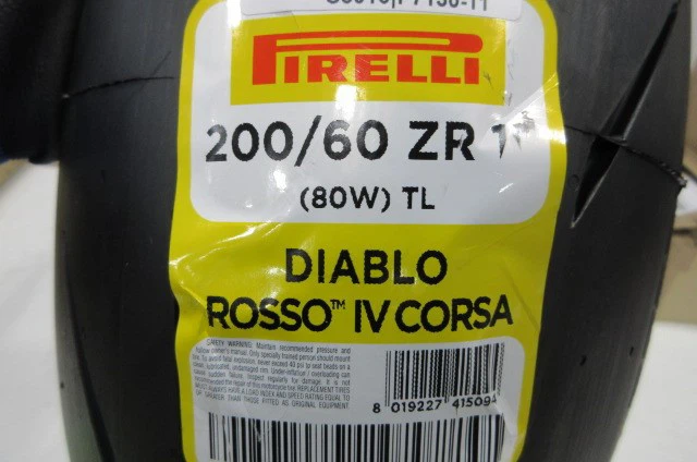 Pirelli Diablo Rosso IV Corsa Motorcycle Tire 200/60 ZR 17 - photo 3