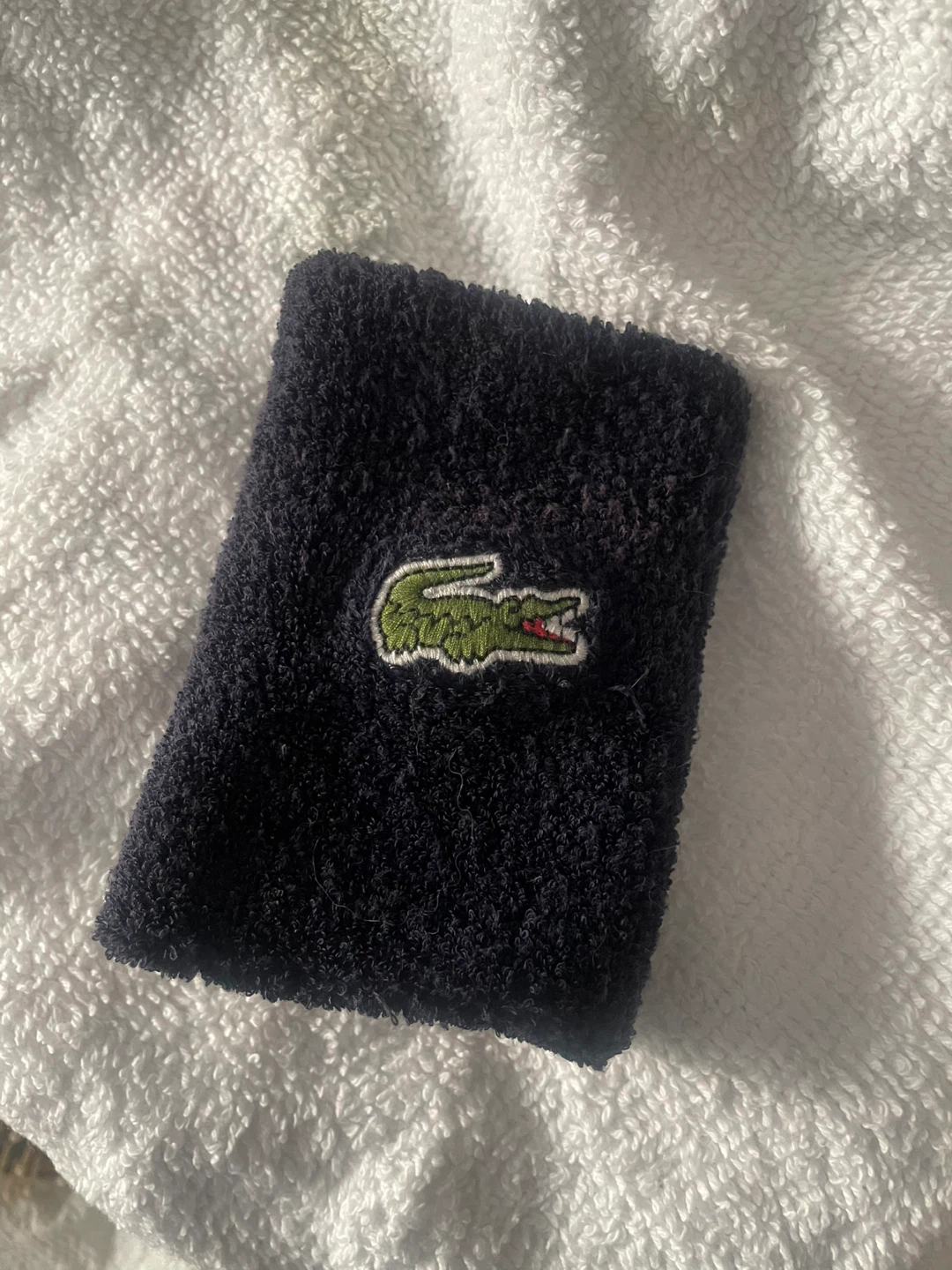 Single Lacoste Navy Blue Wristband