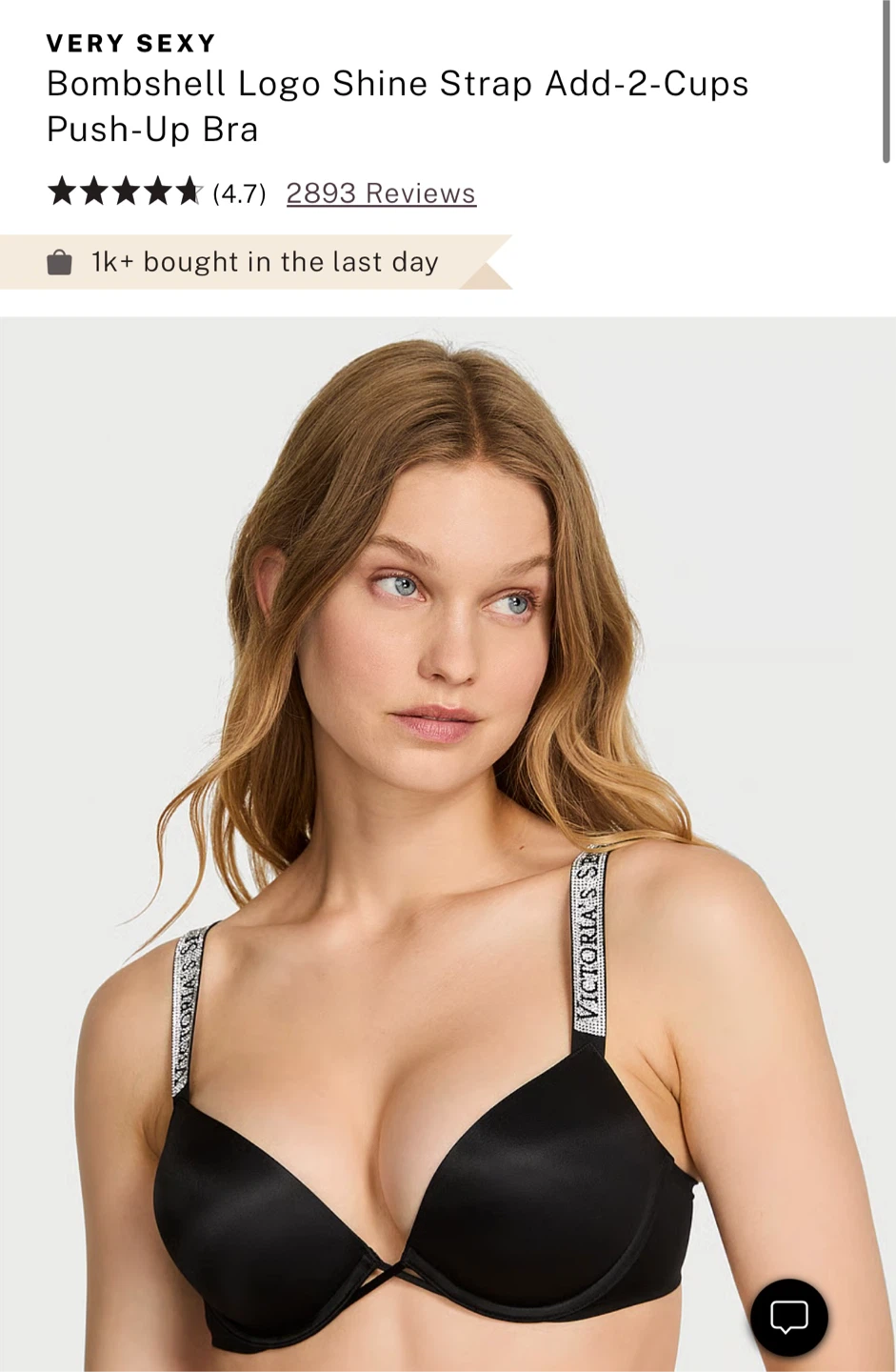 Victoria's Secret Bombshell Logo bra