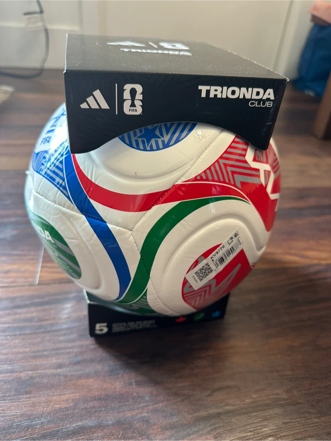 Adidas Trionda Club FIFA Soccer Ball Size 5