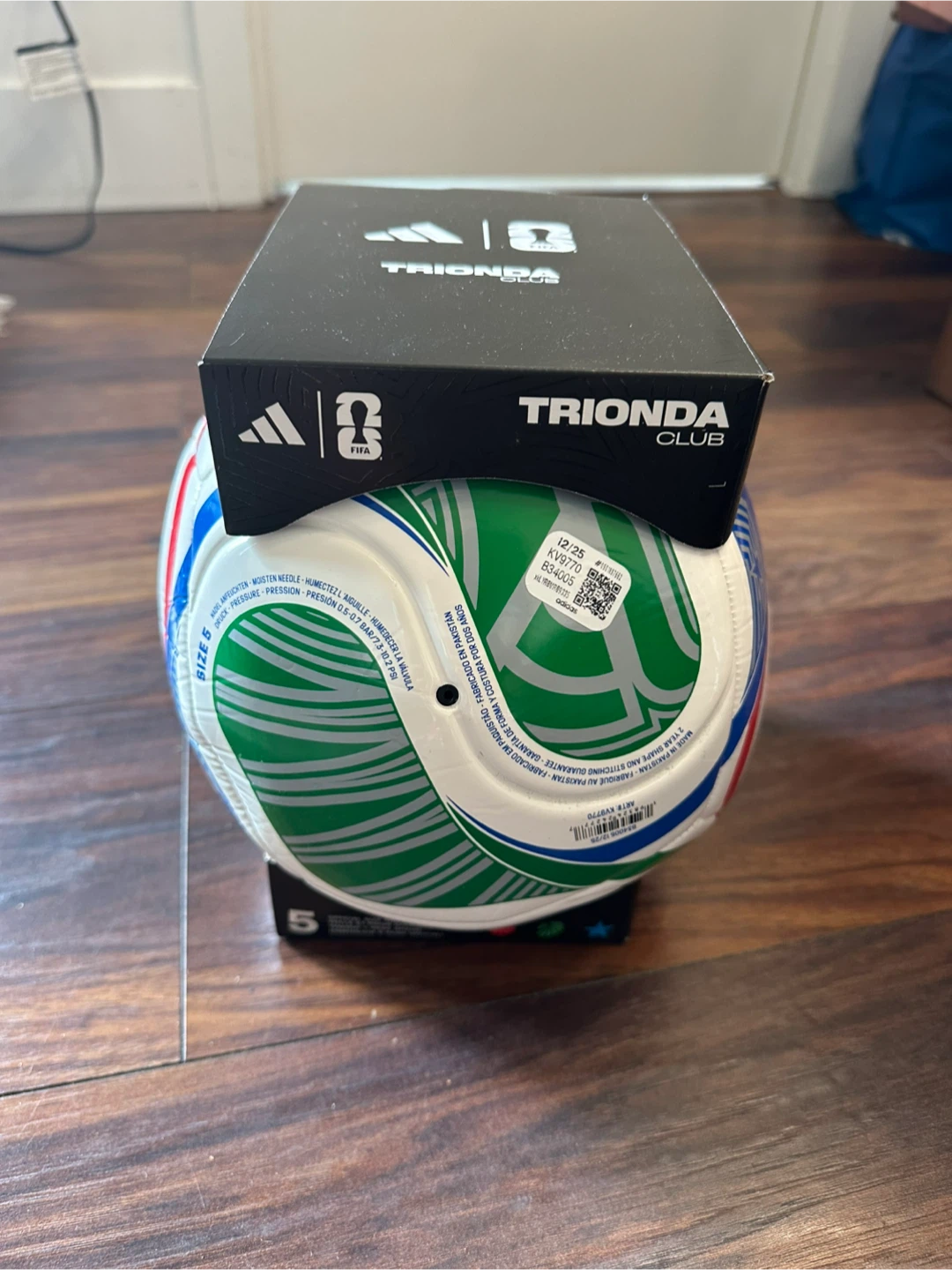 Adidas Trionda Club FIFA Soccer Ball Size 5 - photo 2