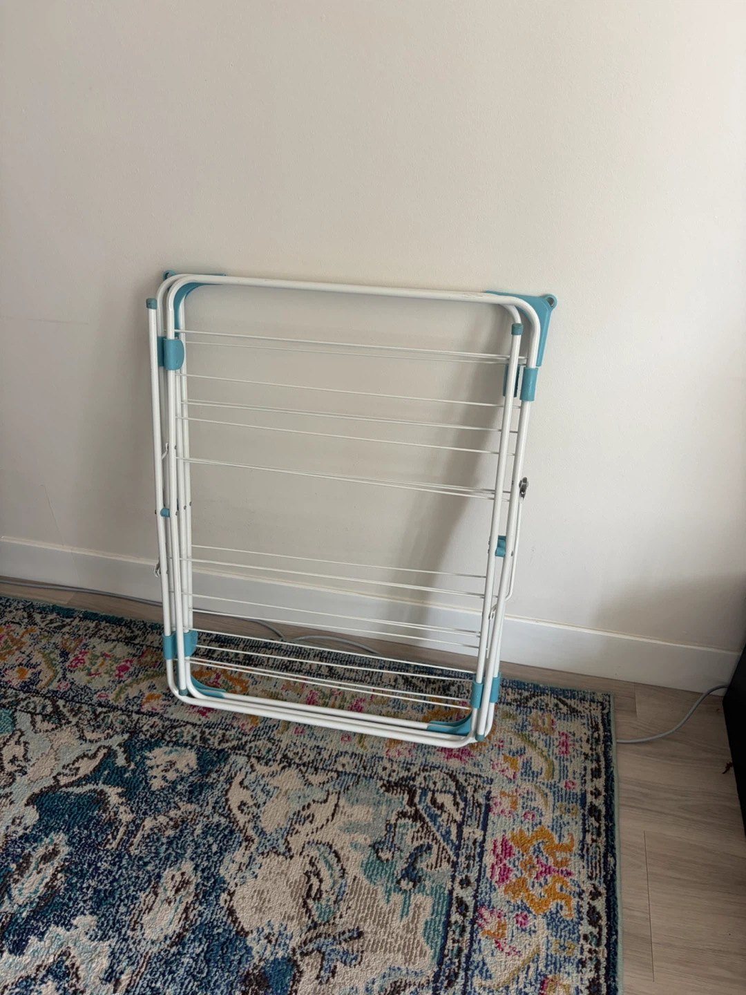 White & Blue 3-Tier Drying Rack - photo 2