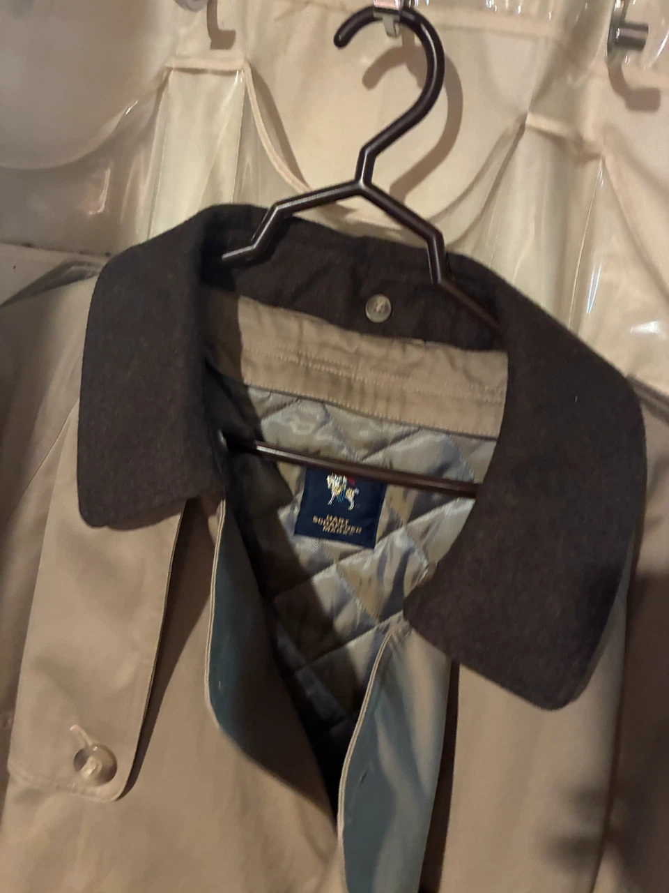 Hart Schaffner Marx Barrington Tan Trench Coat 44R - photo 3