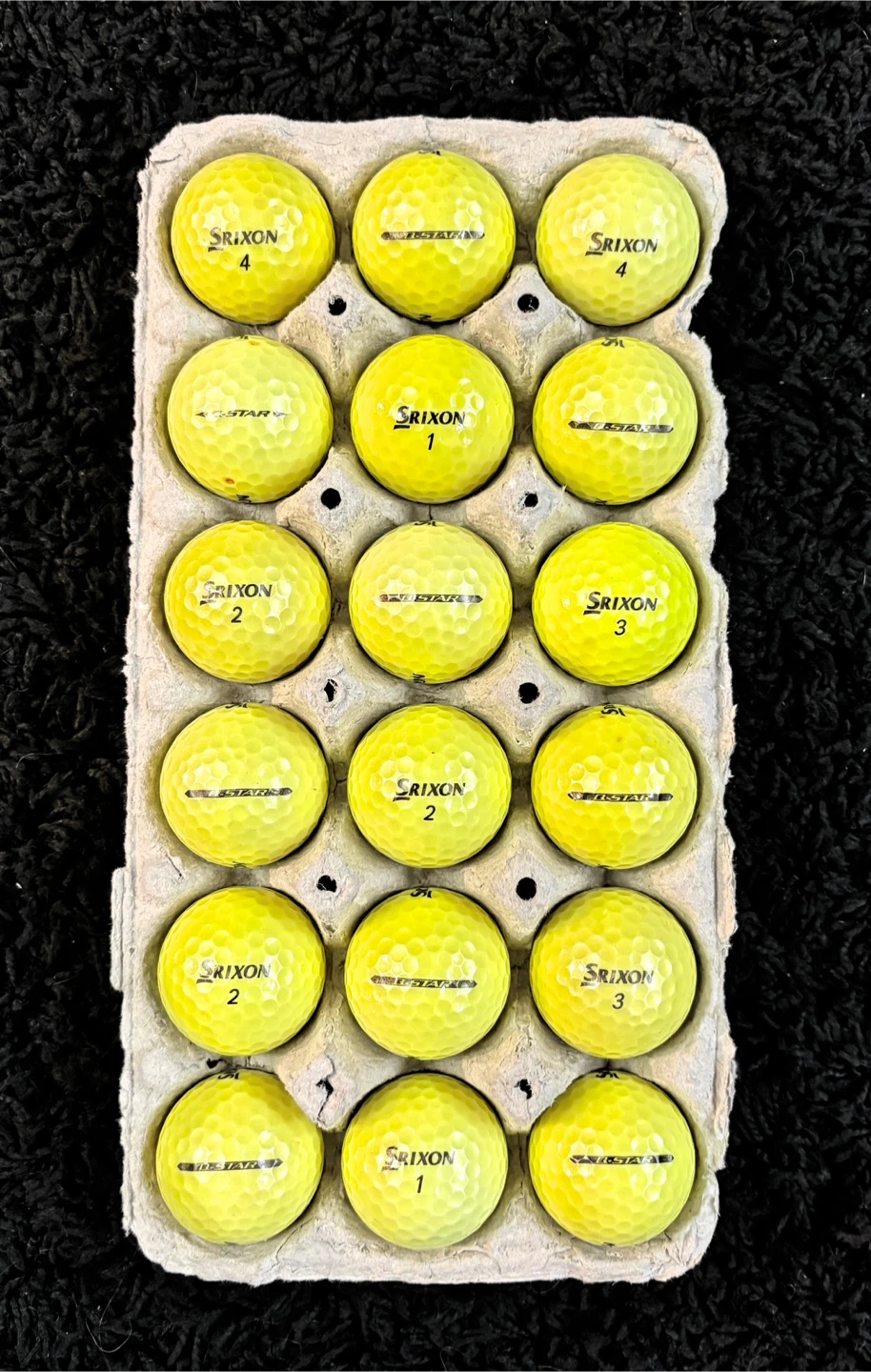 18 Srixon Q-Star Yellow Golf Balls - photo 2