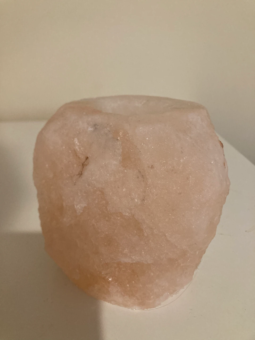 MOVING SALE : Pink Himalayan Salt Candle Holder