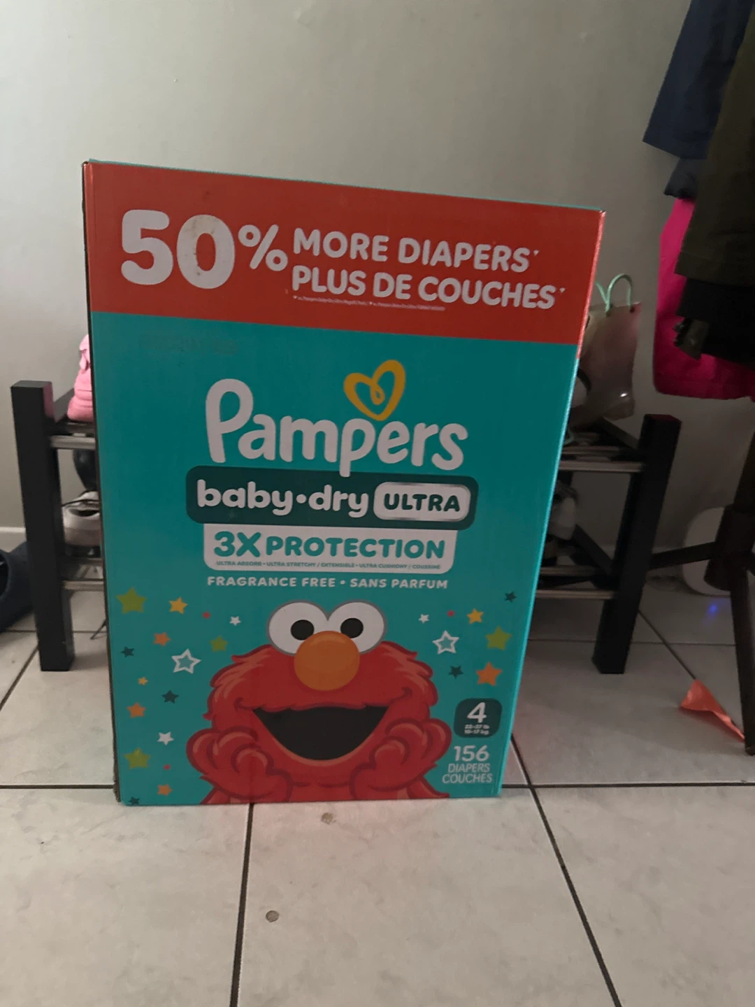 Pampers Baby-Dry Ultra Size 4 Diapers - 156 Count