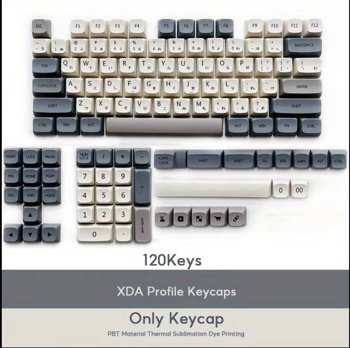 Japanese XDA Profile Keycap Set