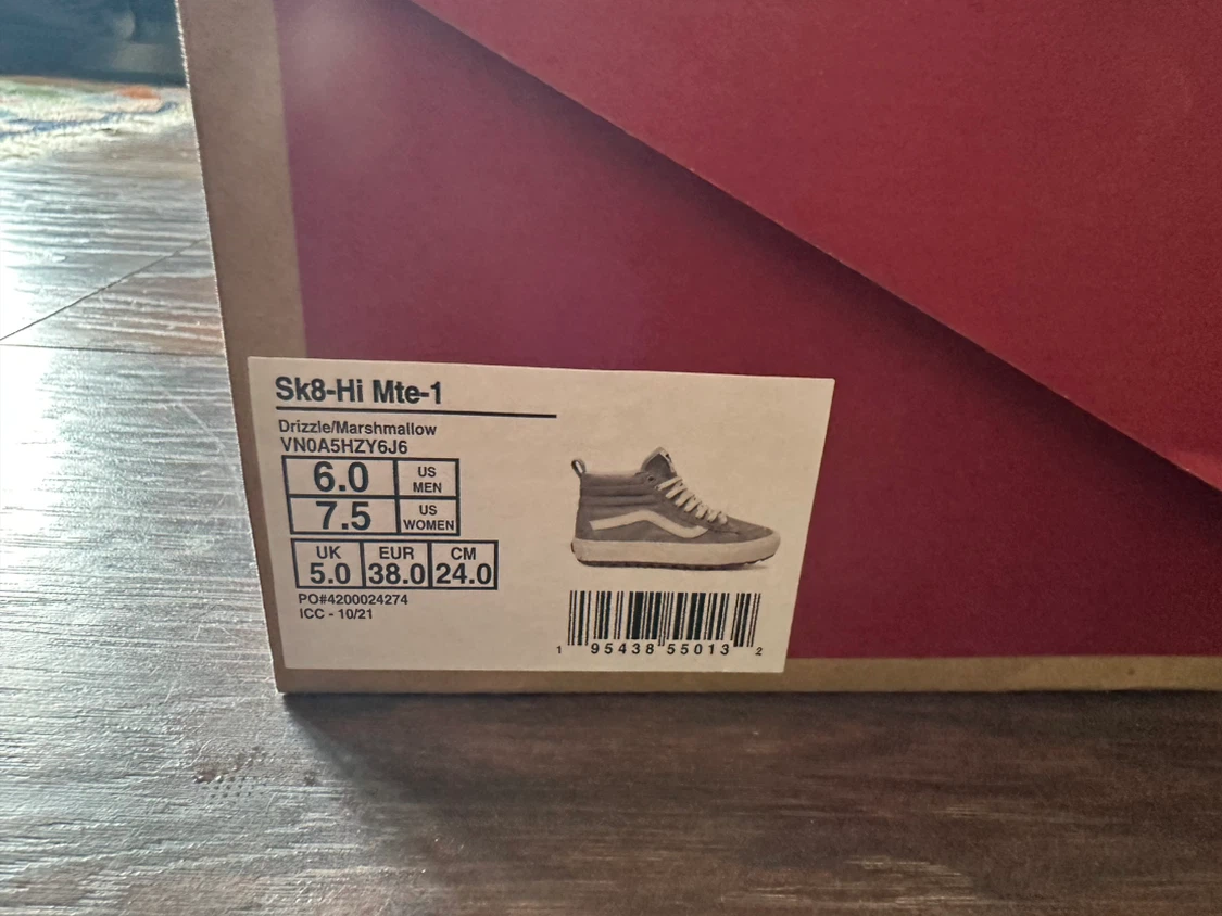 Vans Sk8-Hi Mte-1 Grey Sneakers - photo 2